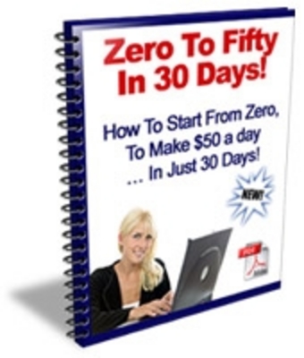 Product picture Zero To Fifty In 30 Days